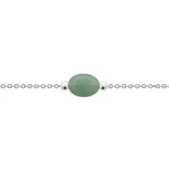 Maison de la Bijouterie Bracelet femme quartzite vert argent VW3YV4ZV | Femme Bracelet