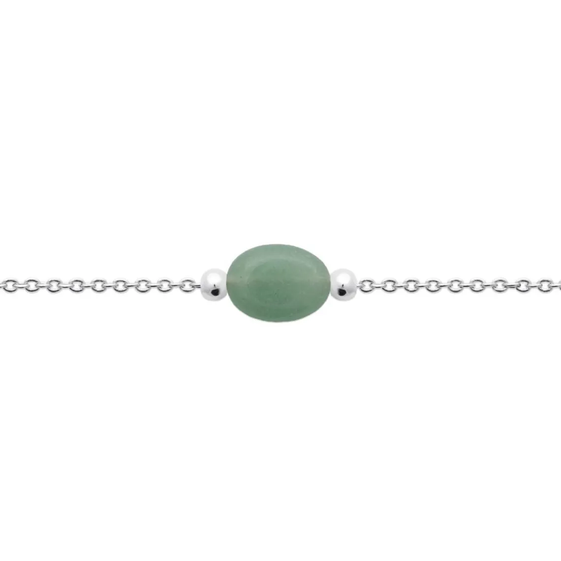 Maison de la Bijouterie Bracelet femme quartzite vert argent VW3YV4ZV | Femme Bracelet