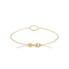 Maison de la Bijouterie Bracelet femme serti clos plaqué or UW4045ZV | Femme Bracelet
