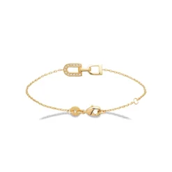Maison de la Bijouterie Bracelet femme serti clos plaqué or UW4054ZV | Femme Bracelet