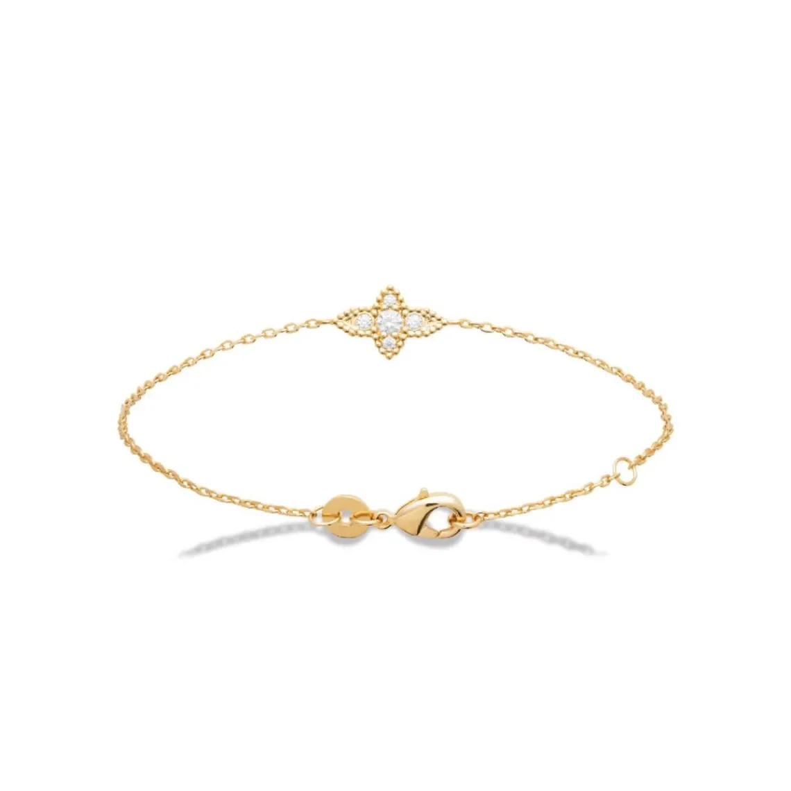 Maison de la Bijouterie Bracelet femme serti clos plaqué or UW405YZV | Femme Bracelet