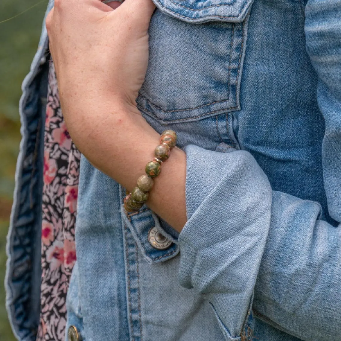 Sloya Bracelet Femme Kamelia Unakite | Femme Bracelet