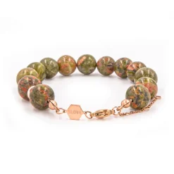 Sloya Bracelet Femme Kamelia Unakite | Femme Bracelet
