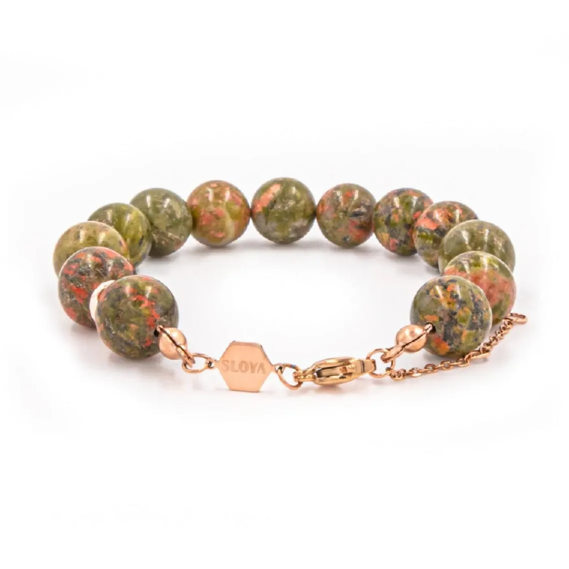Sloya Bracelet Femme Kamelia Unakite | Femme Bracelet
