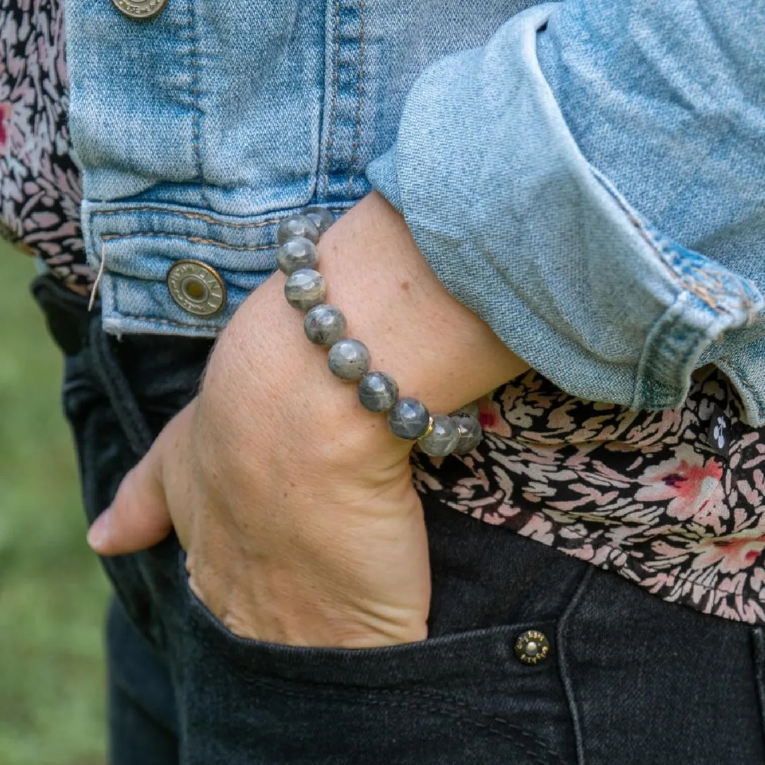 Sloya Bracelet Femme Kamelia Spectrolite | Femme Bracelet