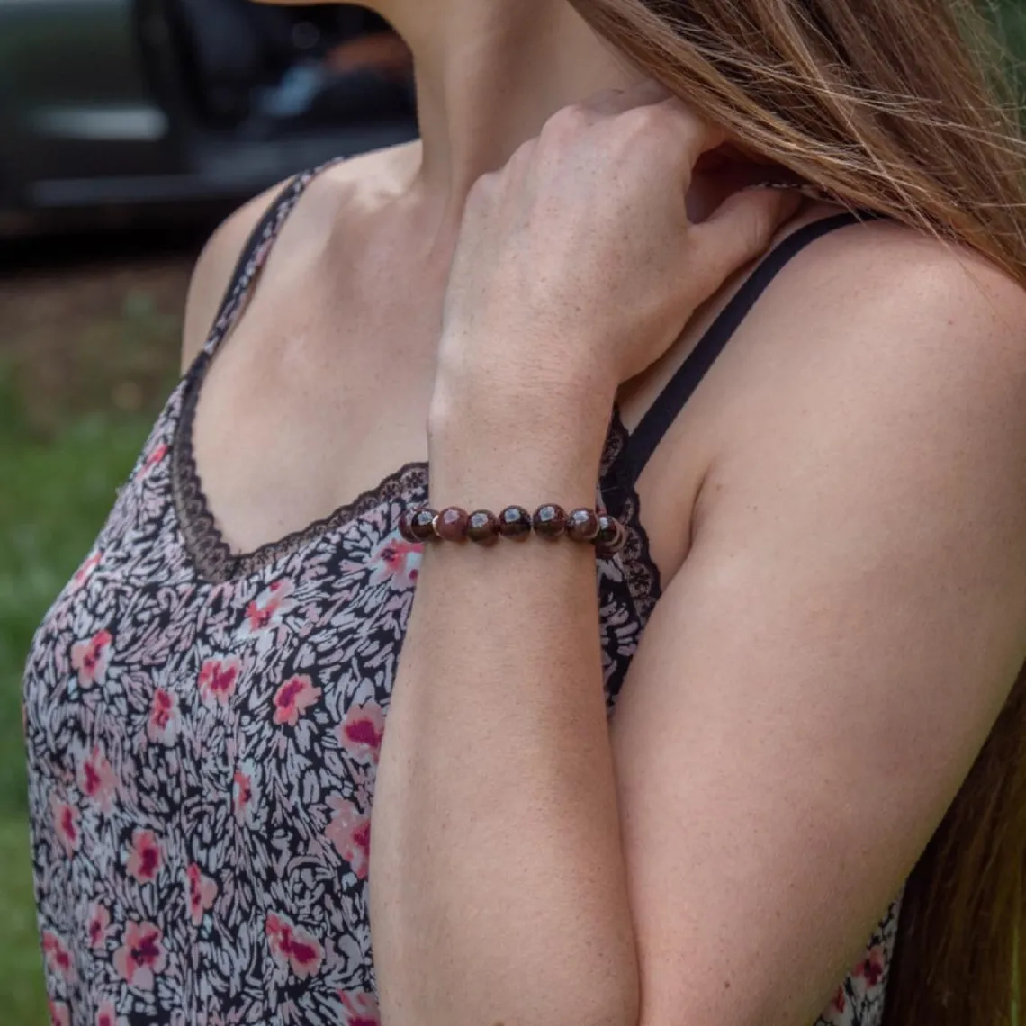 Sloya Bracelet Femme Kamelia Grenat | Femme Bracelet