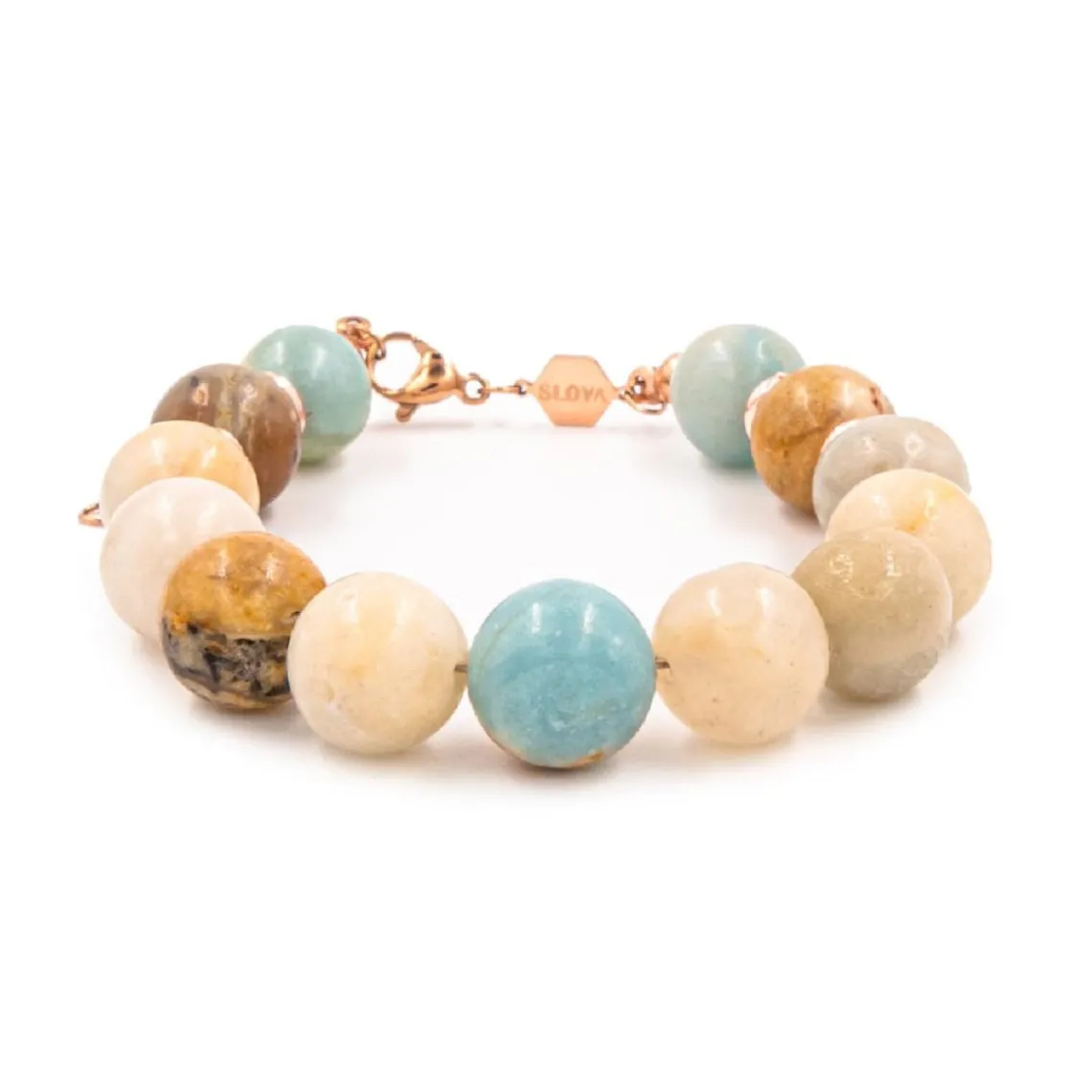 Sloya Bracelet Femme Kamelia Amazonite | Femme Bracelet