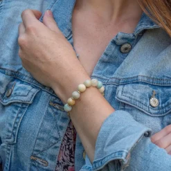 Sloya Bracelet Femme Kamelia Amazonite | Femme Bracelet