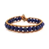 Sloya Bracelet Femme Lapis-lazuli et cuir | Femme Bracelet