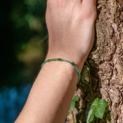 Sloya Bracelet Femme Paloma Agate Verte | Femme Bracelet
