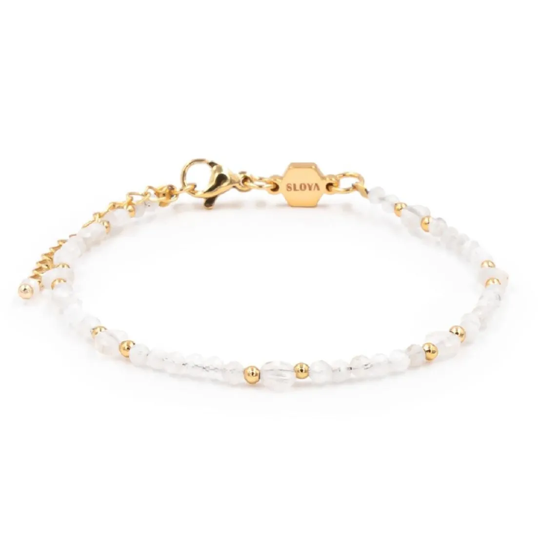 Sloya Bracelet Femme Paloma pierres de Lune | Femme Charms|Bracelet