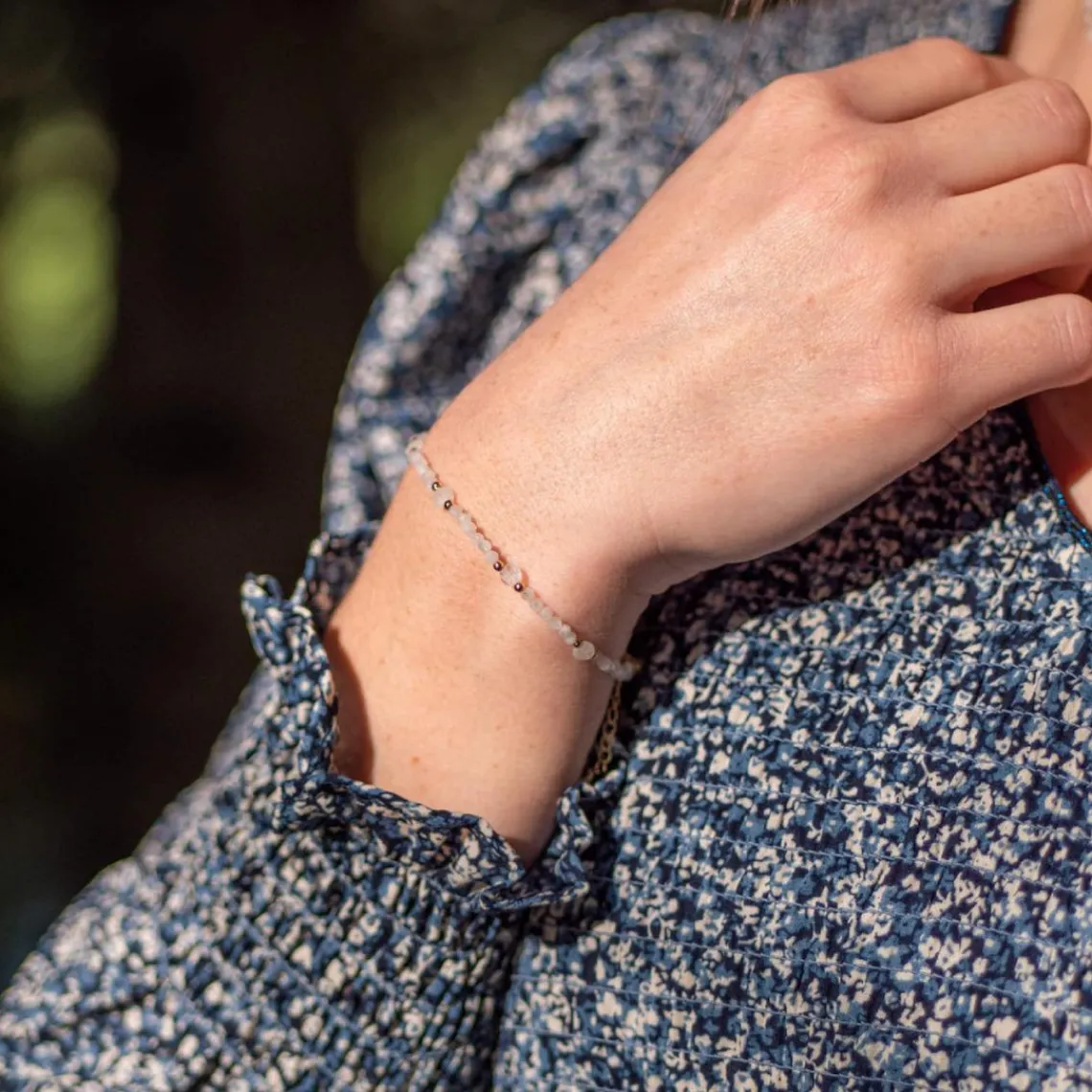 Sloya Bracelet Femme Paloma pierres de Lune | Femme Charms|Bracelet