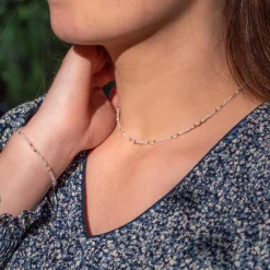 Sloya Bracelet Femme Paloma pierres de Lune | Femme Charms|Bracelet