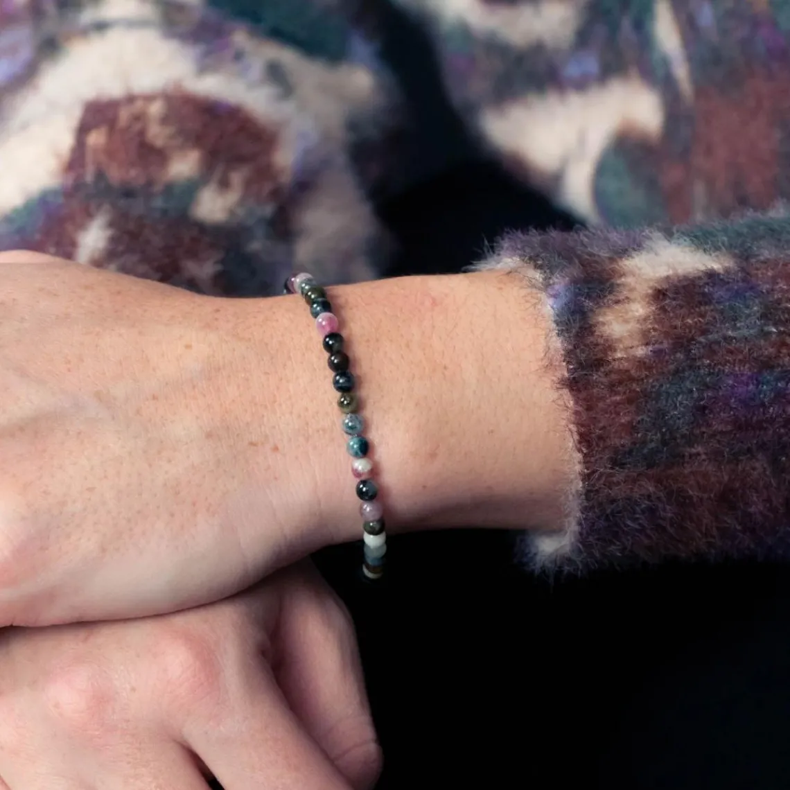 Sloya Bracelet Femme Serena en pierres Tourmaline | Femme Bracelet