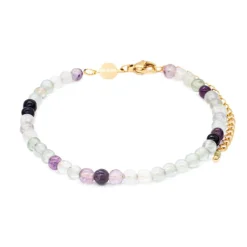 Sloya Bracelet Femme Serena en pierres Fluorite | Femme Bracelet