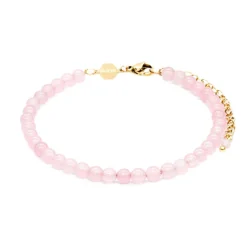 Sloya Bracelet Femme Serena en pierres Quartz Rose | Femme Bracelet