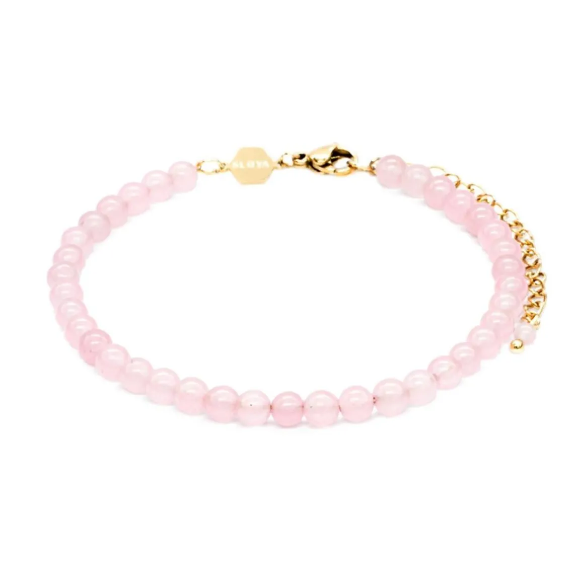 Sloya Bracelet Femme Serena en pierres Quartz Rose | Femme Bracelet