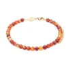 Sloya Bracelet Femme Serena en pierres Cornaline | Femme Bracelet