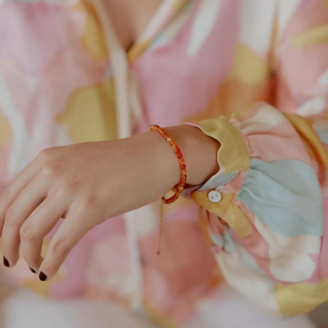 Sloya Bracelet Femme Serena en pierres Cornaline | Femme Bracelet