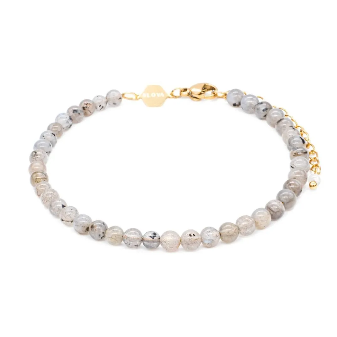 Sloya Bracelet Femme Serena en pierres Labradorite | Femme Bracelet