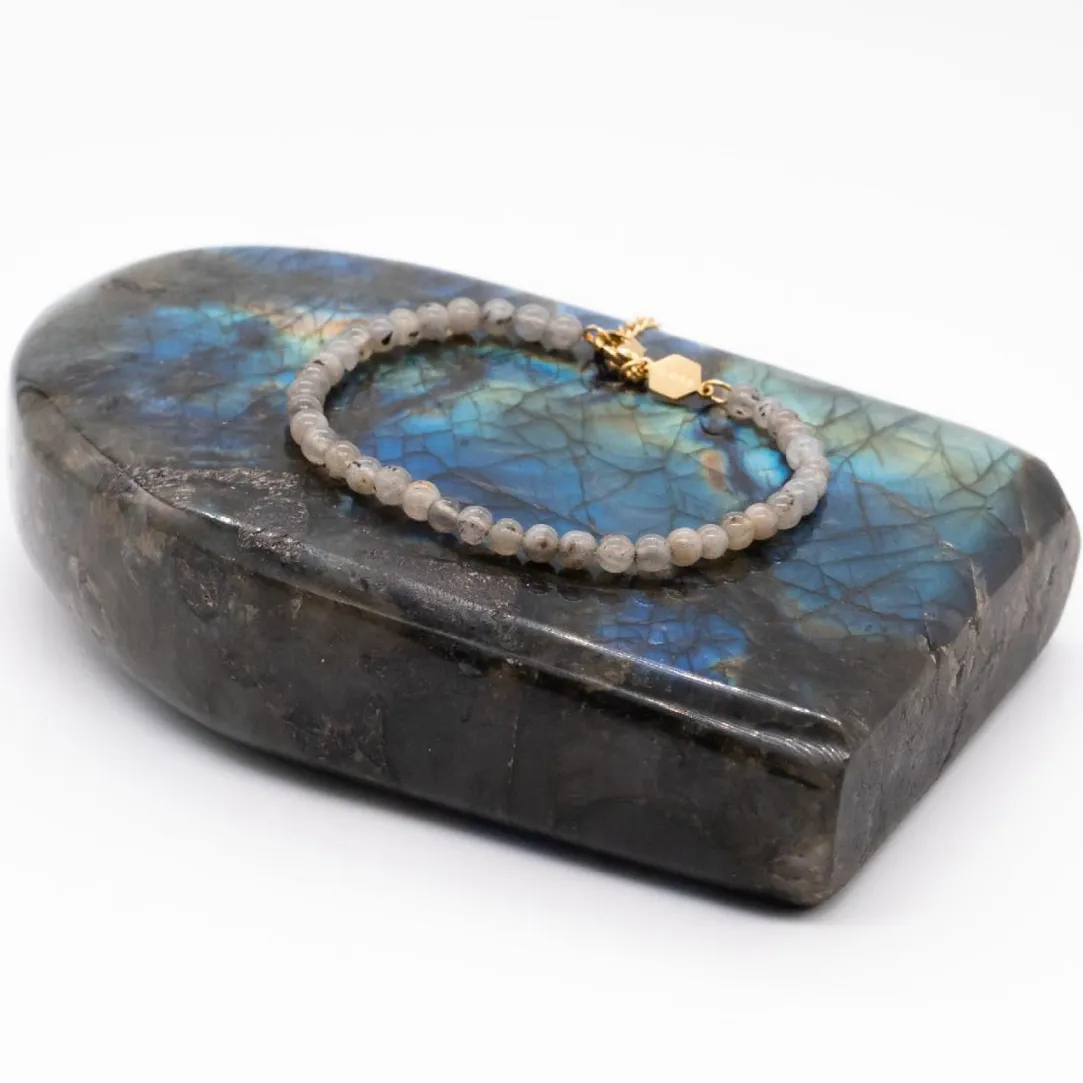 Sloya Bracelet Femme Serena en pierres Labradorite | Femme Bracelet