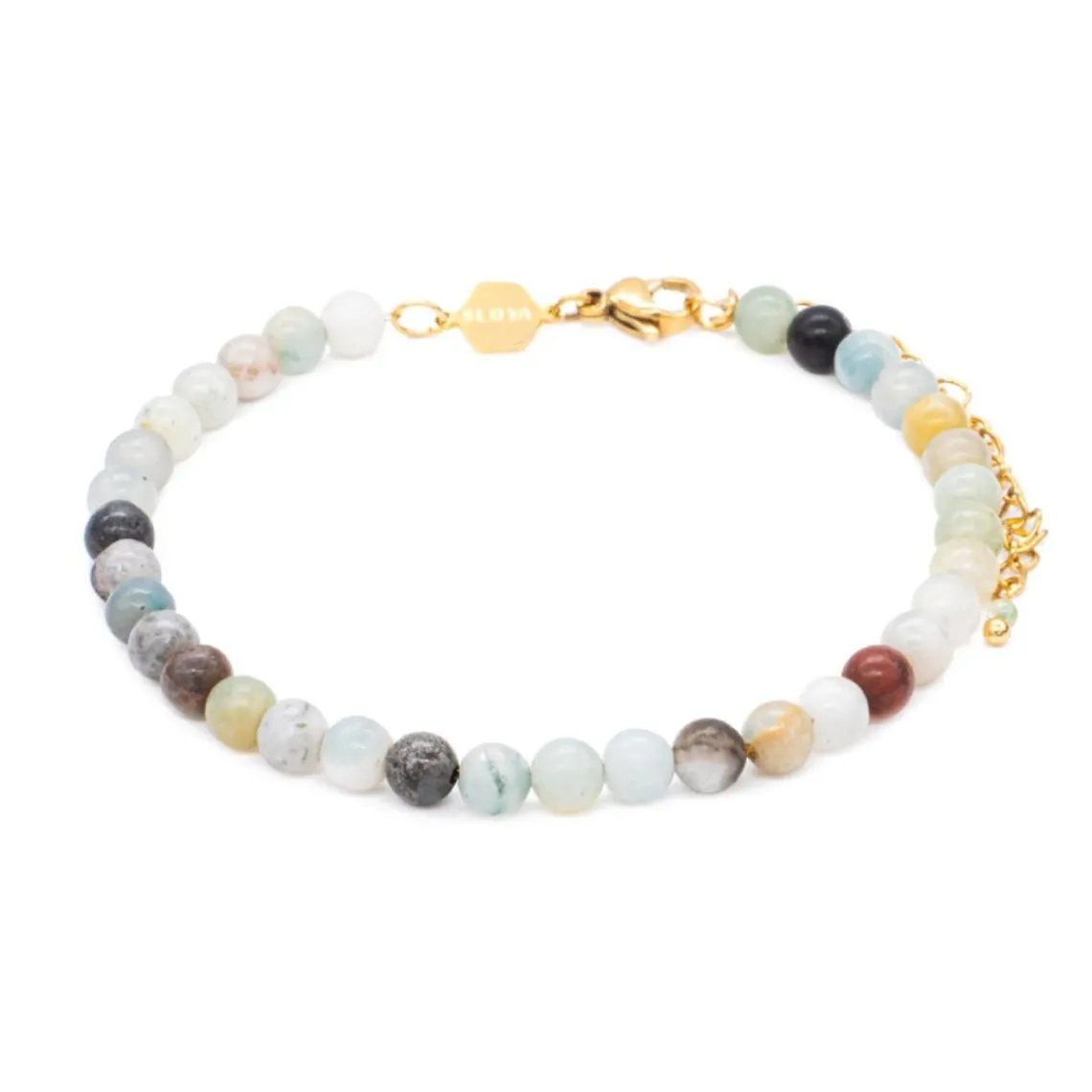 Sloya Bracelet Femme Serena en pierres Amazonite | Femme Bracelet