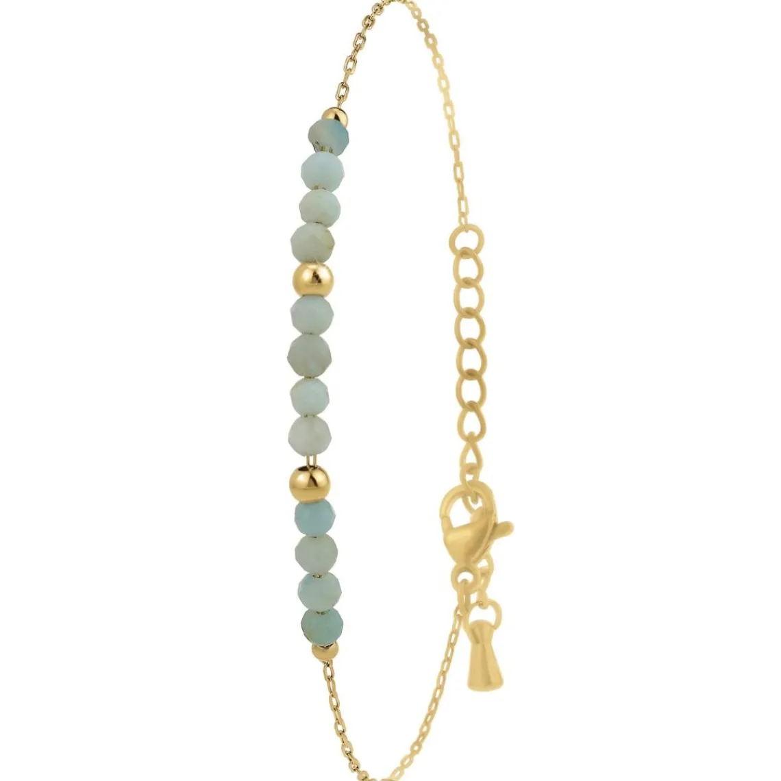 So Charm Bijoux Bracelet Femme So Charm - B4264-AMAZONITE - Bracelet Mode Doré | Femme Bracelet