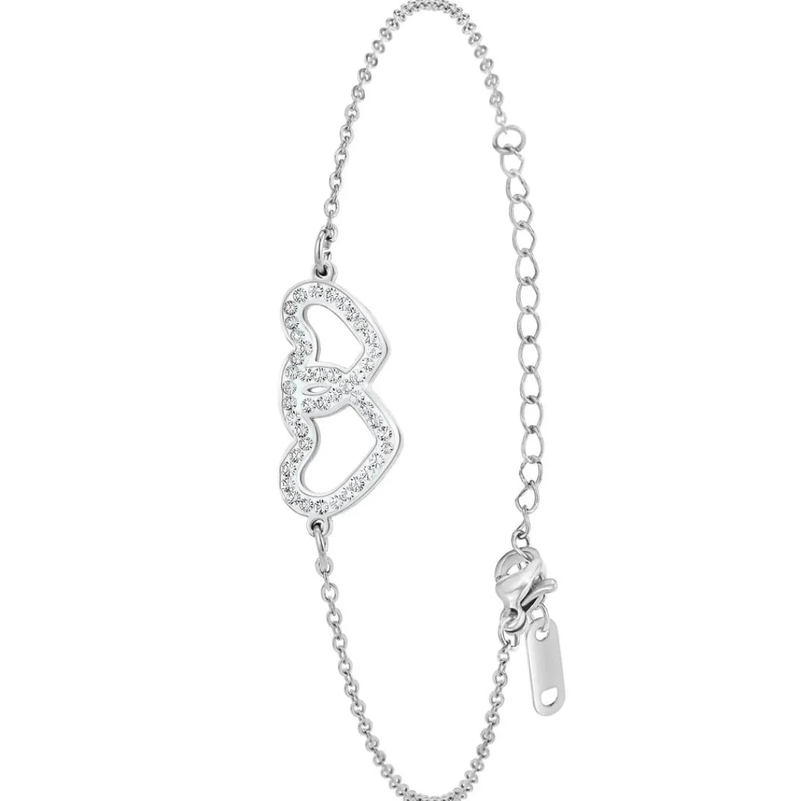 So Charm Bijoux Bracelet Femme So Charm - B2983-ARGENT - Bracelet Coeur Argenté | Femme Bracelet