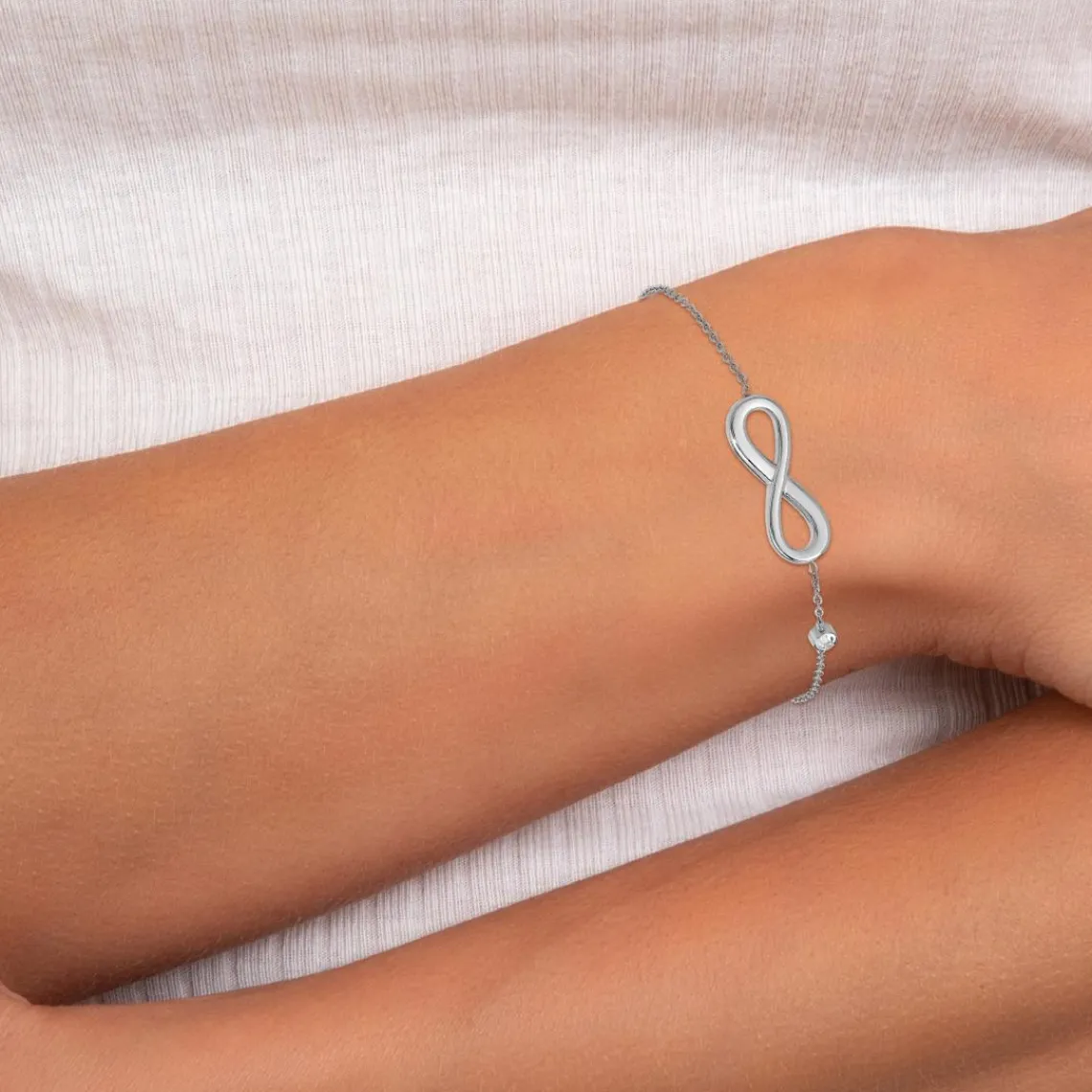 So Charm Bijoux Bracelet Femme So Charm - B3023-ARGENT - Bracelet Infini Argenté | Femme Bracelet