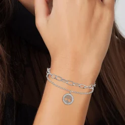 So Charm Bijoux Bracelet Femme So Charm - B2560-ARGENT - Bracelet Arbre De Vie | Femme Bracelet