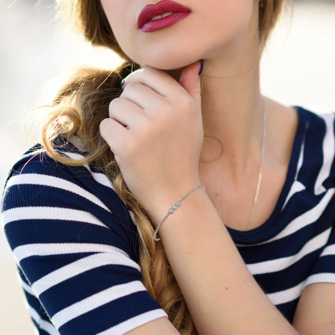 So Charm Bijoux Bracelet Femme So Charm - B4274-ARGENT - Bracelet Mode Argenté | Femme Bracelet