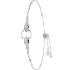 So Charm Bijoux Bracelet Femme So Charm - B3155-ARGENT - Bracelet Serpent Argenté | Femme Bracelet