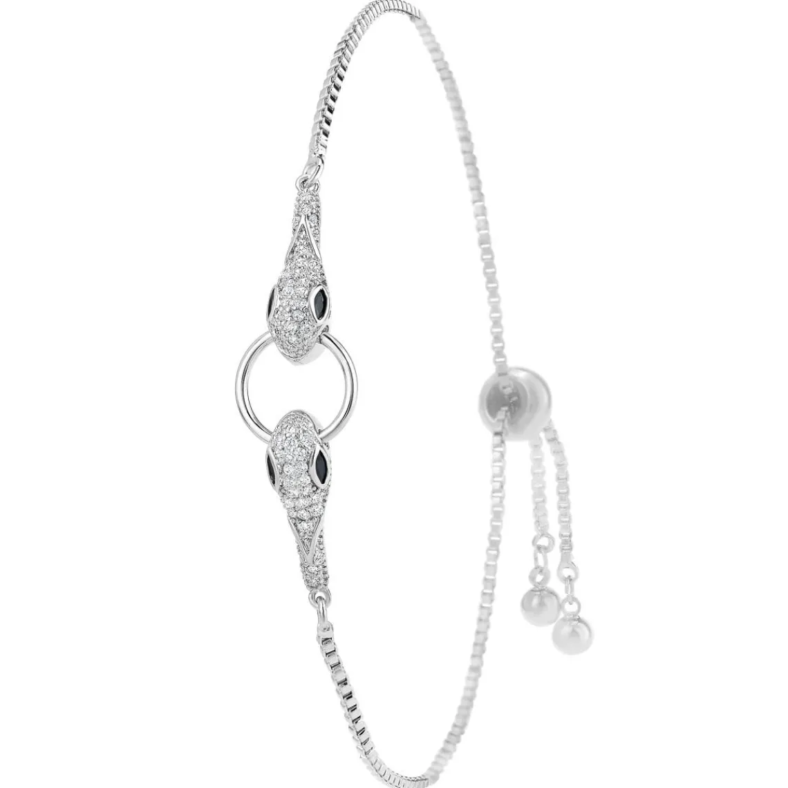 So Charm Bijoux Bracelet Femme So Charm - B3155-ARGENT - Bracelet Serpent Argenté | Femme Bracelet