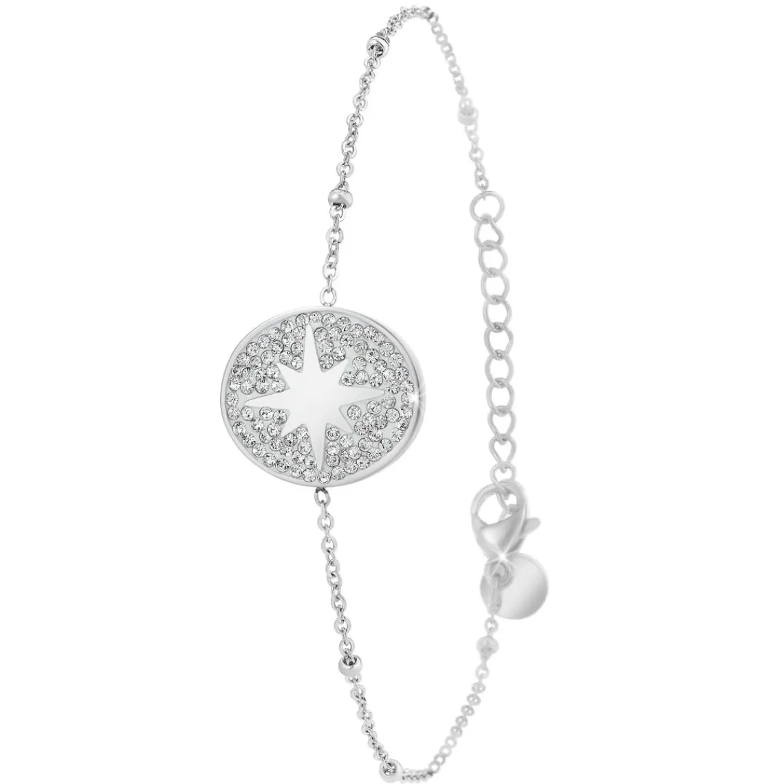 So Charm Bijoux Bracelet Femme So Charm - B4004-ARGENT-BLANC - Bracelet Mode Argenté | Femme Bracelet