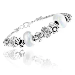 So Charm Bijoux Bracelet Femme So Charm - B1144-BLANC - Bracelet Perle Blanc | Femme Bracelet