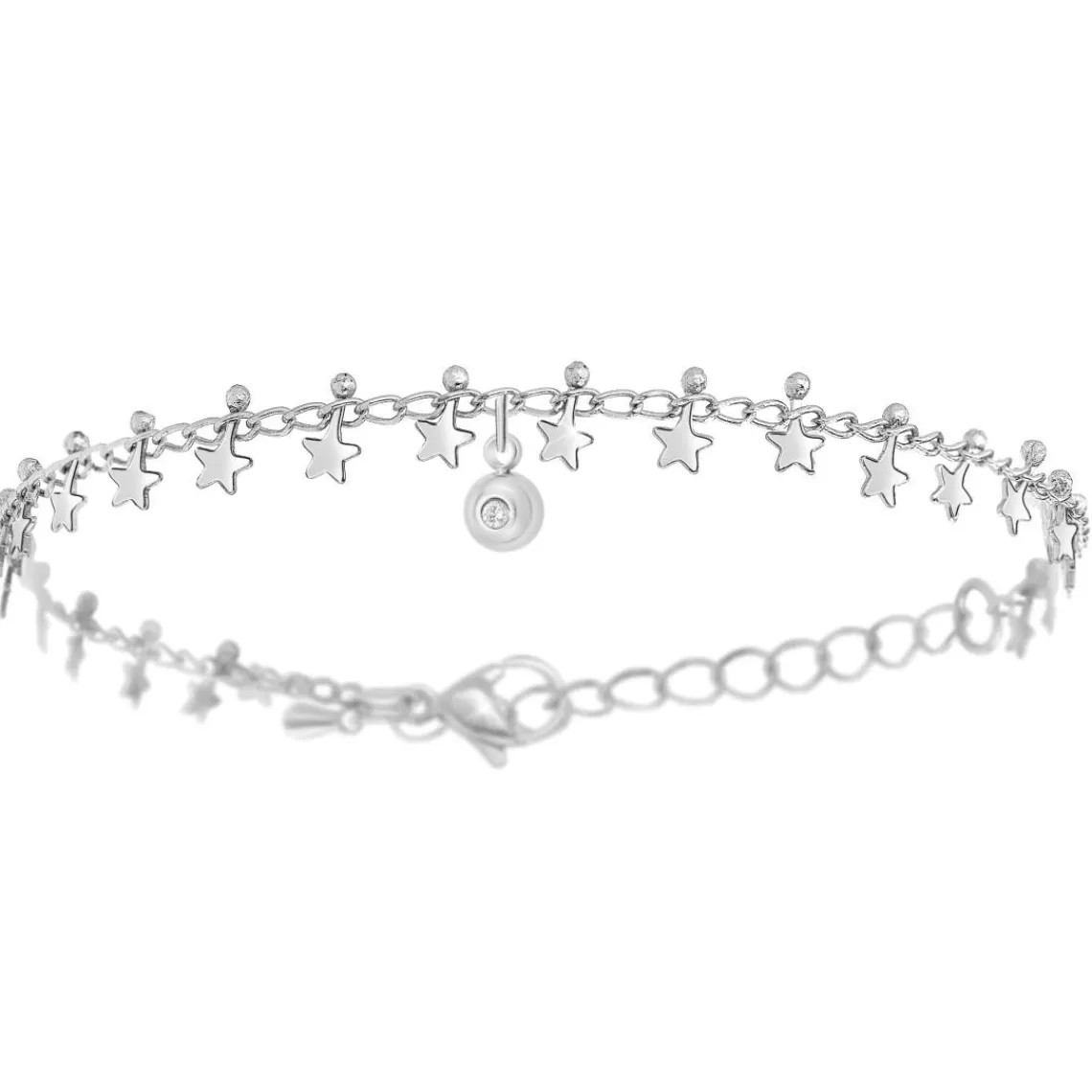 So Charm Bijoux Bracelet Femme So Charm - BD3100-ARGENT-DIAMANT - Bracelet Mode Argenté | Femme Bracelet