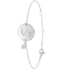 So Charm Bijoux Bracelet Femme So Charm - BD2281-ARGENT-S-DIAMANT - Bracelet Initial Argenté | Femme Bracelet