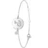 So Charm Bijoux Bracelet Femme So Charm - BD2281-ARGENT-P-DIAMANT - Bracelet Initial Argenté | Femme Bracelet