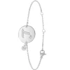 So Charm Bijoux Bracelet Femme So Charm - BD2281-ARGENT-L-DIAMANT - Bracelet Initial Argenté | Femme Bracelet