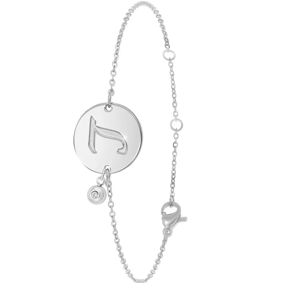 So Charm Bijoux Bracelet Femme So Charm - BD2281-ARGENT-L-DIAMANT - Bracelet Initial Argenté | Femme Bracelet