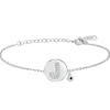 So Charm Bijoux Bracelet Femme So Charm - BD2693-ARGENT-J-DIAMANT - Bracelet Argenté Lettre | Femme Bracelet