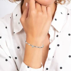 So Charm Bijoux Bracelet Femme So Charm - BD2373-ARGENT-DIAMANT - Bracelet Mode Argenté | Femme Bracelet