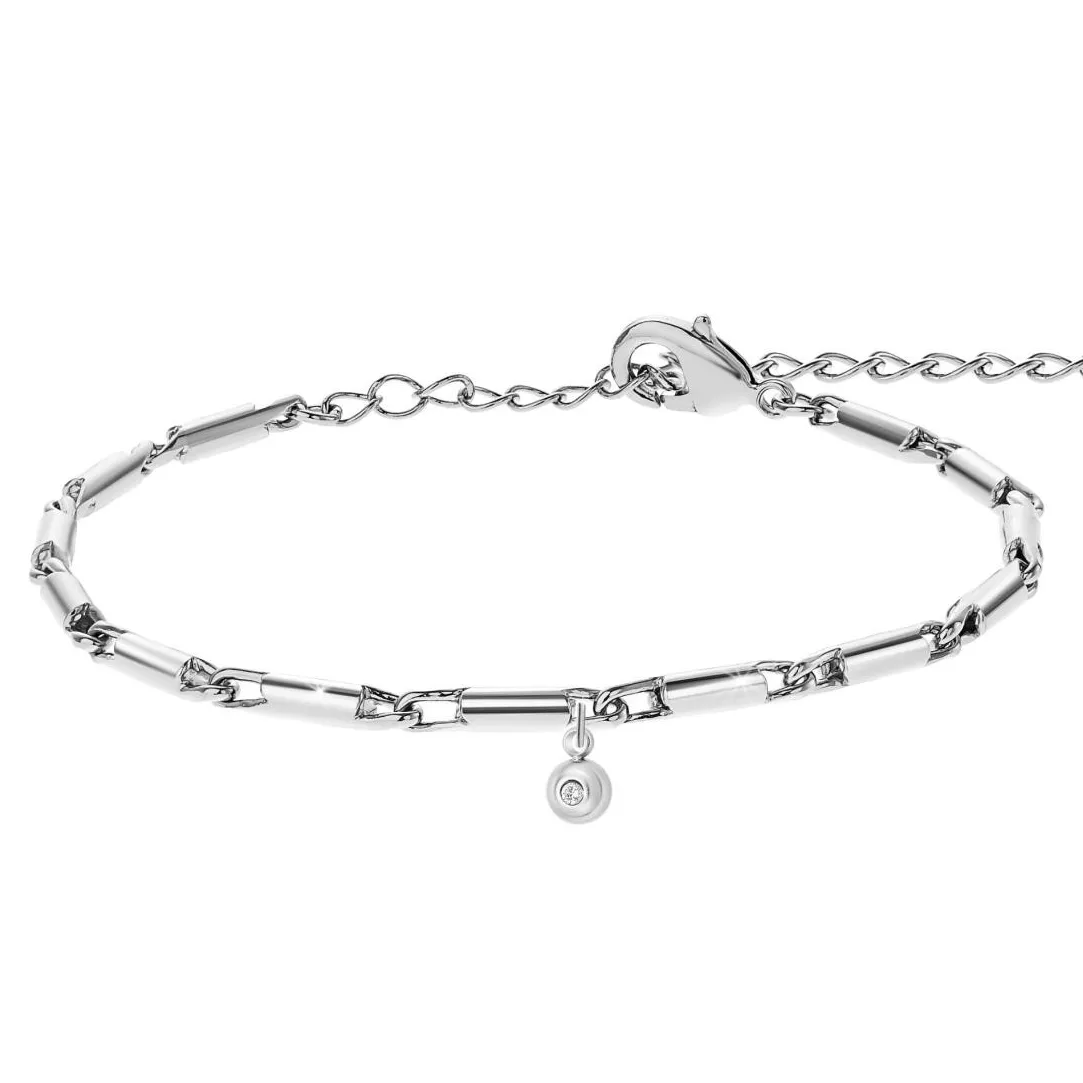 So Charm Bijoux Bracelet Femme So Charm - BD2373-ARGENT-DIAMANT - Bracelet Mode Argenté | Femme Bracelet