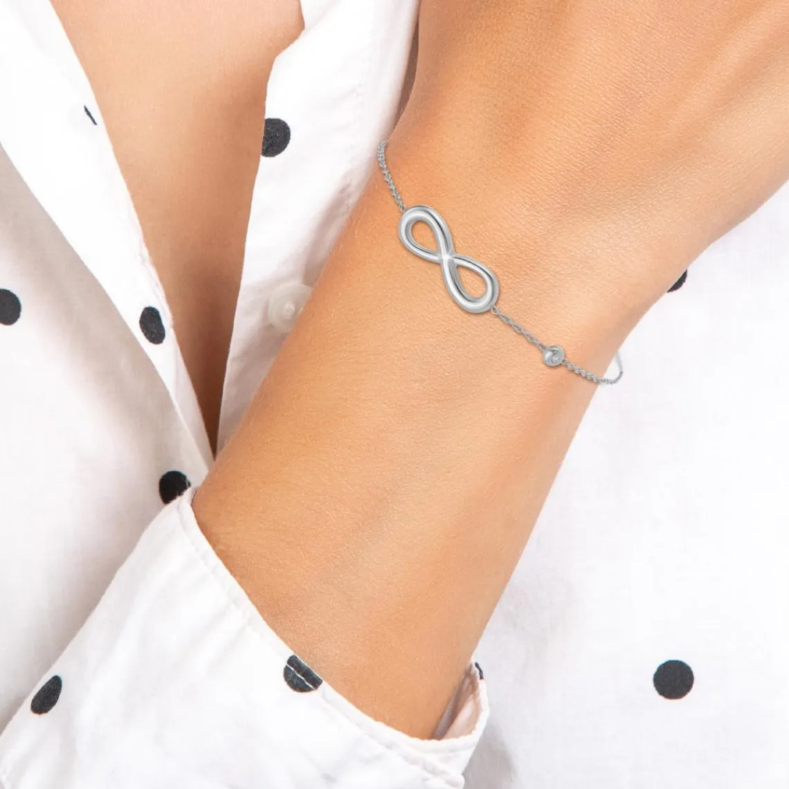 So Charm Bijoux Bracelet Femme So Charm - BD3023-ARGENT - Bracelet Infini Argenté | Femme Bracelet