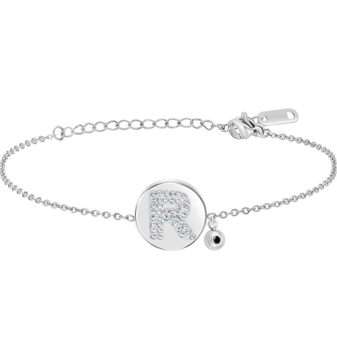 So Charm Bijoux Bracelet Femme So Charm - BD2693-ARGENT-R-DIAMANT - Bracelet Argenté Lettre | Femme Bracelet