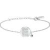 So Charm Bijoux Bracelet Femme So Charm - BD2693-ARGENT-E-DIAMANT - Bracelet Argenté Lettre | Femme Bracelet