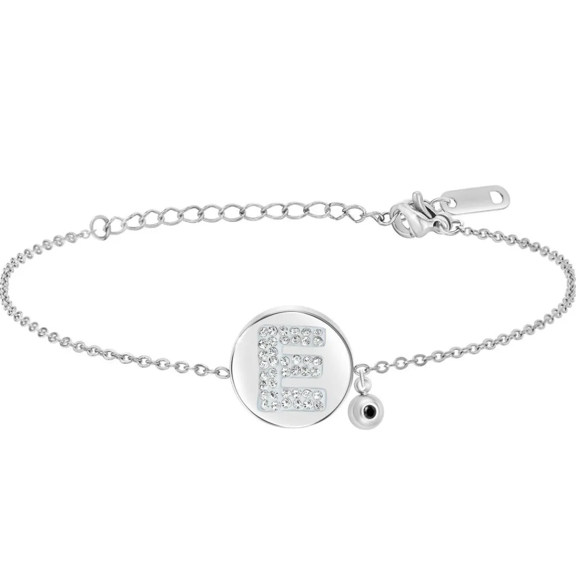 So Charm Bijoux Bracelet Femme So Charm - BD2693-ARGENT-E-DIAMANT - Bracelet Argenté Lettre | Femme Bracelet