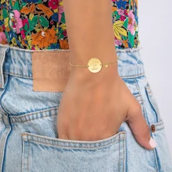 So Charm Bijoux Bracelet Femme So Charm - BD2281-DORE-E-DIAMANT - Bracelet Initial Doré | Femme Bracelet