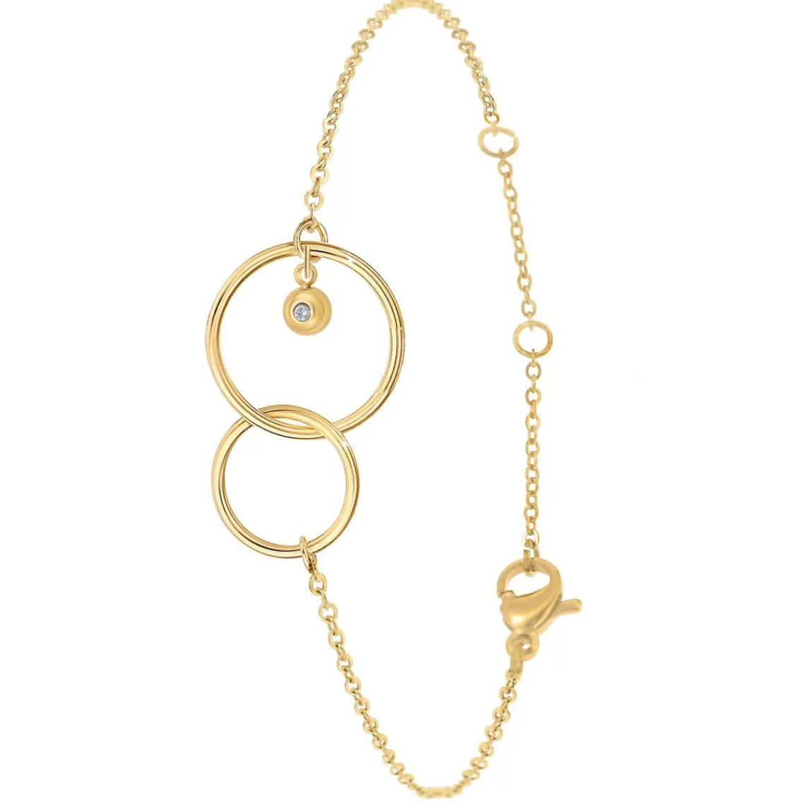 So Charm Bijoux Bracelet Femme So Charm - BD2288-DORE-DIAMANT - Bracelet Mode Doré | Femme Bracelet