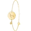 So Charm Bijoux Bracelet Femme So Charm - BD2281-DORE-T-DIAMANT - Bracelet Initial Doré | Femme Bracelet
